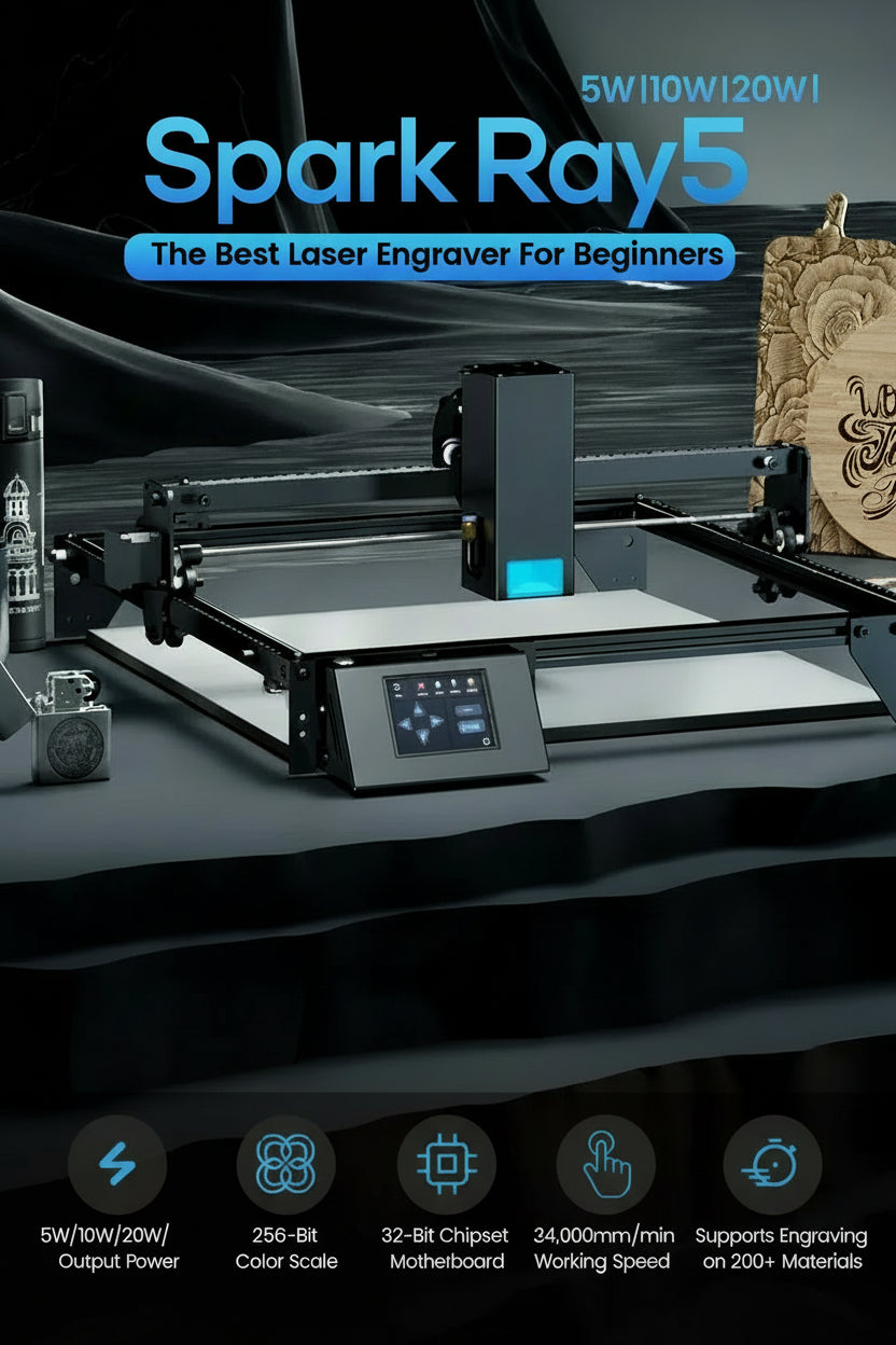 Spark Ray5 Laser Engraver 5W/10W/20W