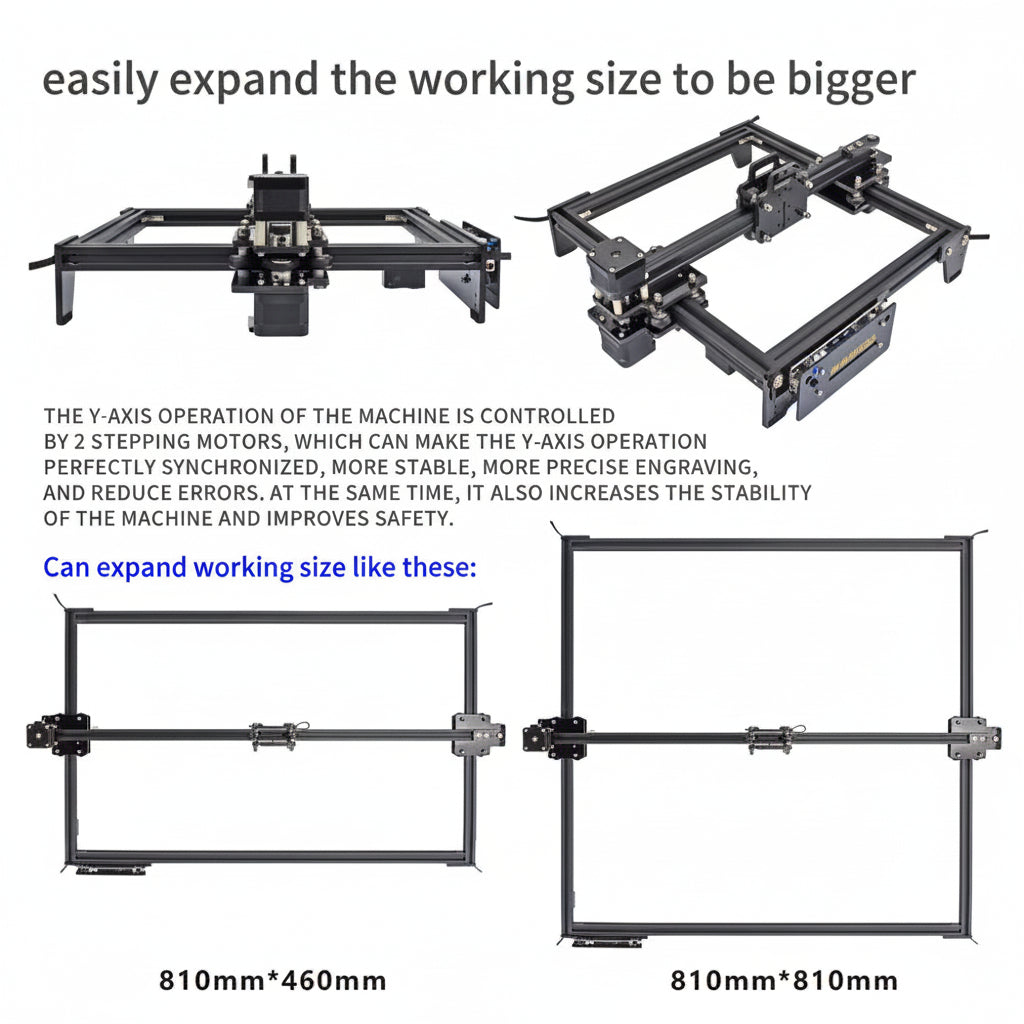 Spark Laser Engraver Frame for 40/80W